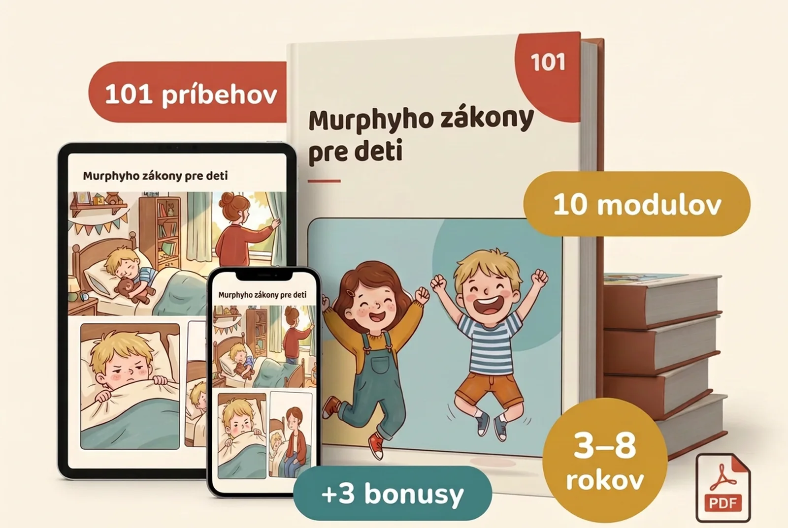 Murphyho zákony pre deti – obrázkové príbehy na tablete a mobile